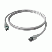 EasyLan FlexBoot Cordon Cat.6A, S/FTP, gris, 10 m_0