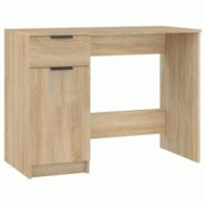 Helloshop26 - Bureau table poste de travail meuble d'ordinateur informatique étude chêne sonoma 100 x 50 x 75 cm bois d'ingénierie 02_0023631 - 300 Helloshop26 - Bureau table poste de travail meuble d'ordinateur informatique étude chêne sonoma 100 x 50 x 75 cm bois d'ingénierie 02_0023631 - 300
