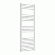 Helloshop26 - Radiateur sèche-serviettes chauffage salle de bain acier 140 x 60 cm blanc 03_0010423 - blanc acier 3000225216450_0