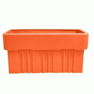 Jardinière bella 135l - ORANGE - orange 0750122554881 Jardinière bella 135l - ORANGE - orange 0750122554881