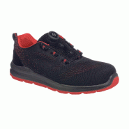 Paire de chaussures de sécurité basses à laçage rapide S1P Safety Trainer Knit - BBSTKTNRRG-PW04/LR_0