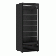 Réfrigérateur 1 porte en verre noir jde-600r bl 7455.2242 COMBISTEEL