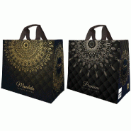 Sac cabas polypropylène tissé - 33 l -"Mandala'' - par 25