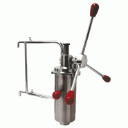 SOFRACA Doseur à chichis inox professionnel - Capacité 1,2 L - Fixation murale incluse - 2 embouts étoile - Réf:CHICHIM - CHICHIM