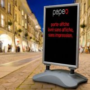 Stop trottoirs - papeo - et panneaux d'affichage sur ressort