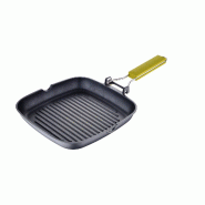 Benetton - Grill 24X24X3,7 cm en aluminium coulé induction vert Safari Be - aluminium BE376