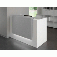 Borne d'accueil compacte Z2 - Officity - 126, Gris clair, Blanc_0