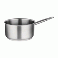 Casserole en inox avec couvercle 5L | Vogue - SA605