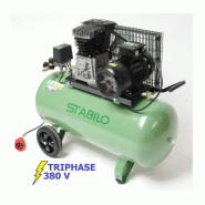 Compresseur 500/10/100 bi-cylindre 400 v - cuve 100 l Compresseur 500/10/100 bi-cylindre 400 v - cuve 100 l