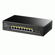 CUDY GS1008PS2 Switch 8 ports Gigabit PoE+ avec 2 emplacements Gigabit SFP 120W_0