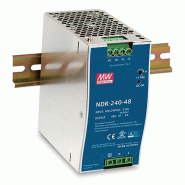 D-Link DIS-N240-48 Alimentation industrielle 240W externe pour rail DIN - gris DIS-N240-48