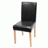Décoshop26 - Chaise de salle à manger cuisine en synthétique marron pieds en bois clair design moderne 04_0002316 - marron 3000270632694 Décoshop26 - Chaise de salle à manger cuisine en synthétique marron pieds en bois clair design moderne 04_0002316 - marron 3000270632694