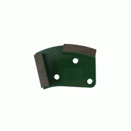 DIAMWOOD EXPERT EN EQUIPEMENT Segment de ponçage diamanté Gr 150 à 3 trous avec connexion M8 - béton frais, chape, matériaux abrasifs - Diamwood