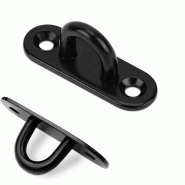 Edimeta Pontet Noir sur Platine - noir acier 214271nr
