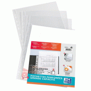 Elba 100206867 Sachet de 10 Pochettes perforées A4 en polypropylène ultra-résistant 140 microns incolore - 3045050251566