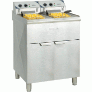 Friteuse électrique sur pieds haut rendement avec 2 x 10 litres pui... - PCFP102TC