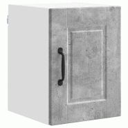 Helloshop26 - Armoire murale de cuisine moderne rangement pratique 30 x 31 x 40 cm en bois d'ingénierie gris béton 02_0054207 - gris Bois massif 300