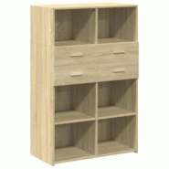 Helloshop26 - Buffet bahut commode armoire meuble de rangement organisateur cuisine salle de séjour salon haut sonoma 80 x 42,5 x 02_0034208 - 300021 Helloshop26 - Buffet bahut commode armoire meuble de rangement organisateur cuisine salle de séjour salon haut sonoma 80 x 42,5 x 02_0034208 - 300021