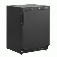 NISBETS ESSENTIALS Mini Armoire Réfrigérée 140 L - Négative Noire - noir acier 5050984593369
