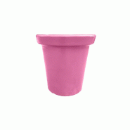 PLAST'UP ROTOMOULAGE Pot de fleurs rond xxl delight 75l - ROSE - rose 0669014882523