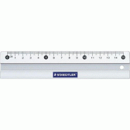 STAEDTLER Règle en aluminium, long. 150 mm - argenté papier 56315