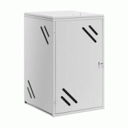 Uniprodo - Uniprodo Cache-poubelle 240 l Fentes d'aération - Habillage de poubelle Abri à poubelle Cache-poubelle en métal Cache-poubelle en - 4062