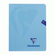 Clairefontaine Lot de 10 Carnet Mimesys A5+, 72p./36 feuilles 90 g/m² piquées, coloris assortis (6), quadr. 5x5 + marge - 3329683003625