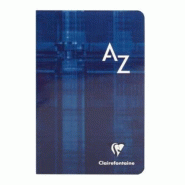 Clairefontaine Lot de 10 Répertoire Metric 11x17, 96p./48 feuilles 90 g/m² piquées, Séyès - 3329680360806