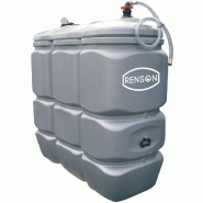 Cuve stockage fuel 1 500 litres en PEHD pré-équipée - RENSON - 159033