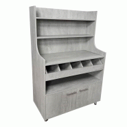 Desserte de restaurant Cafétéria - BETON GRIS_0