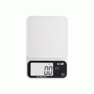 Eva balance de cuisine numérique blanche 5kg 0,1g eva - 033315 Eva balance de cuisine numérique blanche 5kg 0,1g eva - 033315