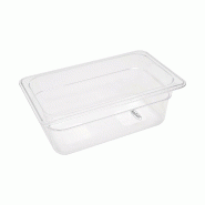 Maxima Récipient gastronorm - 1/4 GN - profondeur 10 cm - polycarbonate – 26.3 × 16.2 × 9.7 cm - AKS-09367923