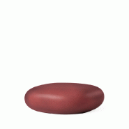 Pouf in & out Chubby Low - rouge hibiscus