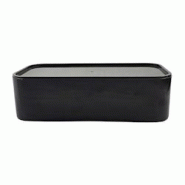 VASCELLA Boites bento PP noir 20,4 x 10,4 x 5,7 cm - 1000 ml + couvercles plats (48 unités) - noir plastique V123283 VASCELLA Boites bento PP noir 20,4 x 10,4 x 5,7 cm - 1000 ml + couvercles plats (48 unités) - noir plastique V123283