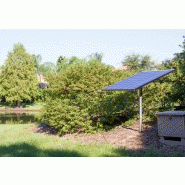 Aérateurs solaires pour l'aération ou le pompage d'eau des étang