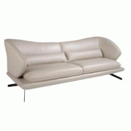 AC ANGEL CERDA Angel Cerdá Canapé 3 places en cuir gris taupe 6146C 230 x 90 x 85 - gris fourrure 8435631021131 AC ANGEL CERDA Angel Cerdá Canapé 3 places en cuir gris taupe 6146C 230 x 90 x 85 - gris fourrure 8435631021131