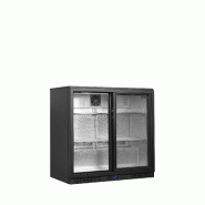 Arrière bar réfrigéré 2 portes BA21S noir TEFCOLD