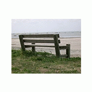 Banc en bois rond Banc en bois rond