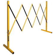 Barrières de chantier droites extensibles modulables fabriquées en France - BRREXTSMDJNNR-TL01_0