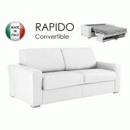 CANAPÉ CONVERTIBLE EXPRESS 140CM DREAMER POLYURÉTHANE BLANC,. MATELAS 16 CM CANAPÉ CONVERTIBLE EXPRESS 140CM DREAMER POLYURÉTHANE BLANC,. MATELAS 16 CM