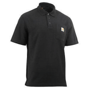 Carhartt Polo manches courtes - Noir - Taille S Carhartt Polo manches courtes - Noir - Taille S