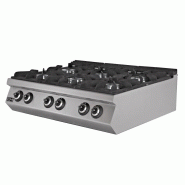 Climahosteleria Cuisinière à gaz de table 6 brûleurs 6 x 7,15 kW 1200x730x300h mm EMPPLS7KG030 Line 700 Istanbul - EMPPLS7KG030