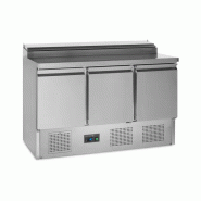 Comptoir de préparation de sandwich gn1/1 saladette premium inox 304 - PSS1435