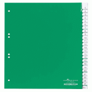 Durable Intercalaire PVC A4, 25 touches avec insert, coloris vert - 622405_1