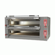 Four a pizza professionnel electrique 2 chambres entirement refractaire 6 pizzas diametre 30 à 34 cm - PYRALIS FULL UP M12 Four a pizza professionnel electrique 2 chambres entirement refractaire 6 pizzas diametre 30 à 34 cm - PYRALIS FULL UP M12