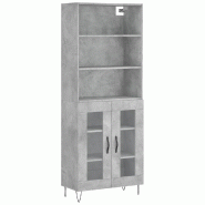 Helloshop26 - Buffet bahut commode armoire meuble de rangement organisateur cuisine salle de séjour salon haut 69,5 x 34 x 180 cm 02_0034621 - 300021