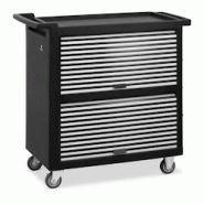 Royal Catering chariot de service avec portes - jusqu'à 120 kg - 4 roulettes et 2 freins - 3000228131538 Royal Catering chariot de service avec portes - jusqu'à 120 kg - 4 roulettes et 2 freins - 3000228131538