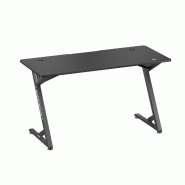 KIMEX - Bureau Gaming avec éclairage miroir RGB - plastique 3700685426986