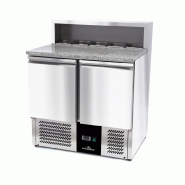 Meuble à pizza réfrigérée compact 2 portes (5 x 1/6) PREMIUM - GOLDINOX - 3701770829514