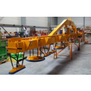 Palonnier à ventouse pour poutrelle reconstituées soudées (PRS) - Structure 10 à 15 m - Capacité jusqu'à 10 tonnes - EM3-600H15-400 Palonnier à ventouse pour poutrelle reconstituées soudées (PRS) - Structure 10 à 15 m - Capacité jusqu'à 10 tonnes - EM3-600H15-400